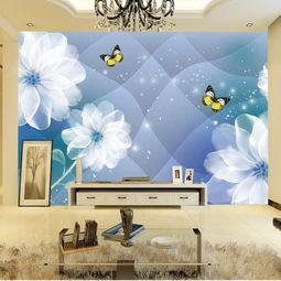 素格 花卉背景墻